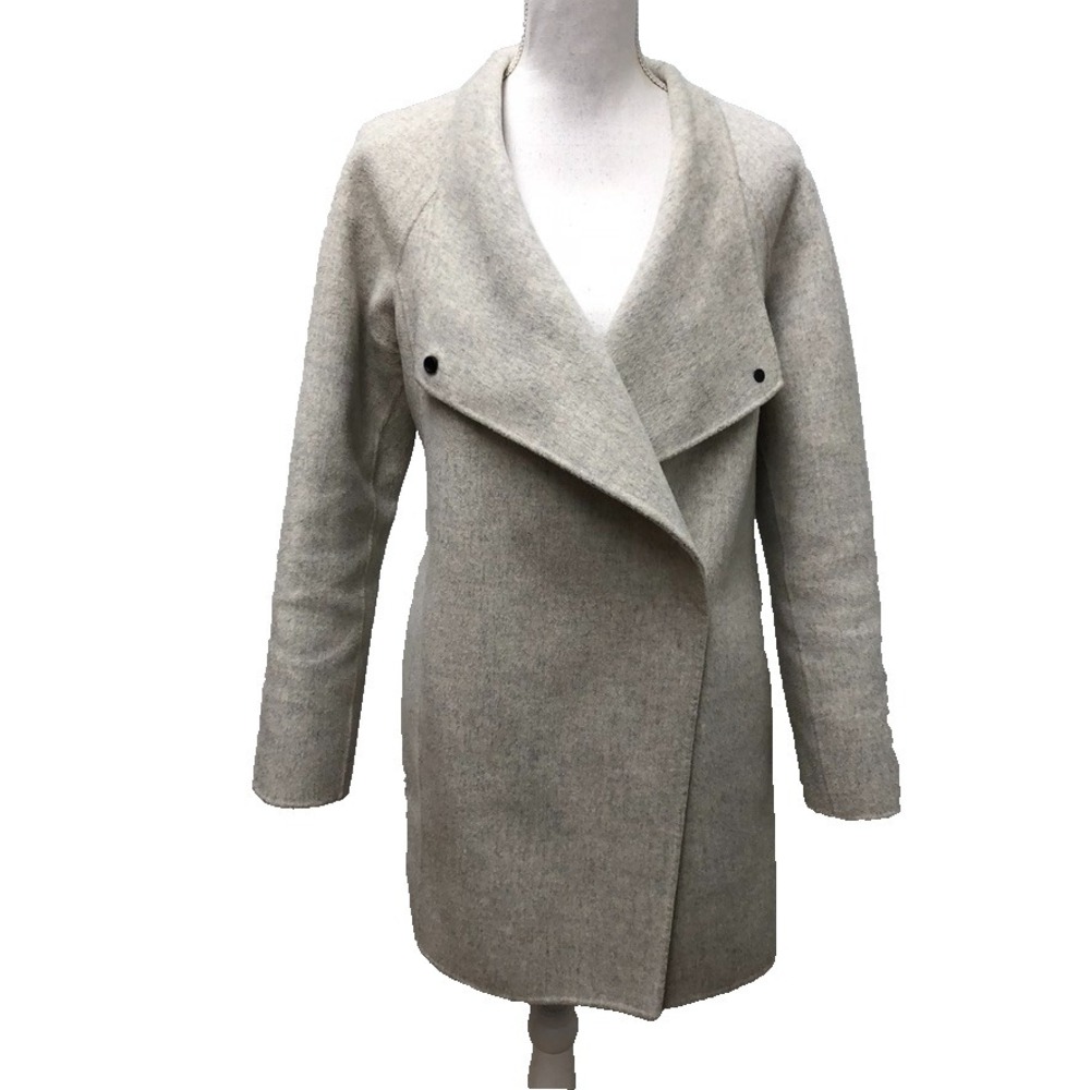 Vince Wool Coat Womens Small Gray Mid Length Outdoor Gorpcore‎ Teacher Career